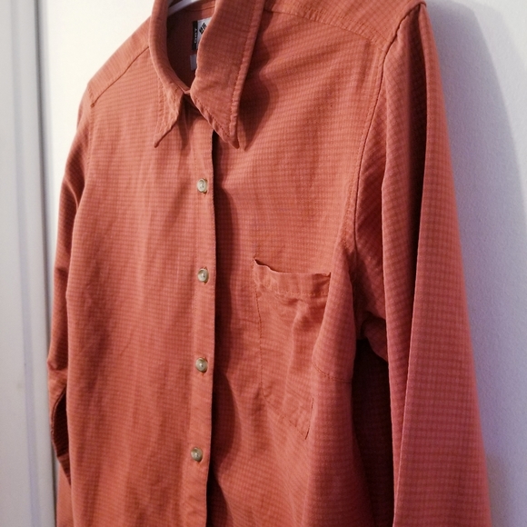Columbia GRT Orange Button-down Shirt - Picture 3 of 7